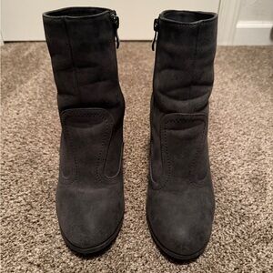 2 Lips Too Charcoal Ankle Booties